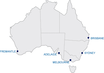 Map Australian